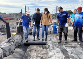 Gobernador Luna y alcaldesa Fuentes inician plan de impermeabilización en Los Guaritos III en Maturín 1 imperme