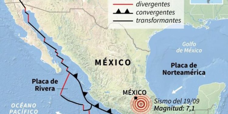 Movimiento de placas tectónicas en el Pacífico originó sismos en diferentes lugares del mundo 1 Movimiento de placas tectónicas en el Pacífico originó sismos en diferentes lugares del mundo