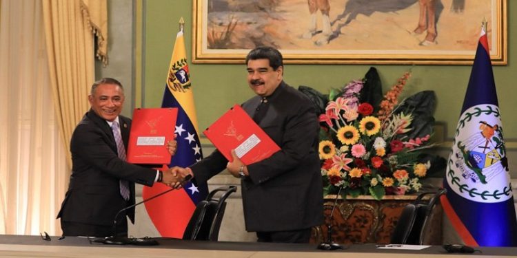 Venezuela firma acuerdos bilaterales con Belice 1 Venezuela firma acuerdos Bilaterales con Belice