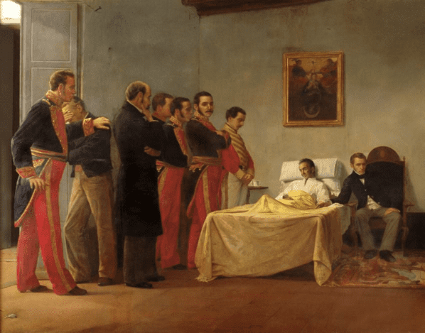 Se conmemoran 192 años de la muerte de El Libertador Simón Bolívar