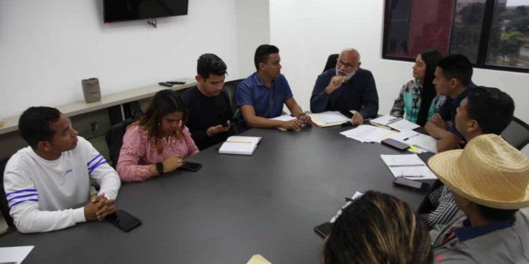 JPSUV Monagas se prepara para marchar el Día de la Juventud 1 Representantes de la jpsuv en Monagas se preparan actividades para el Dia de la Juventud
