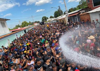 Más de 3 mil personas entre propios y visitantes, el pueblo santabarbareño disfrutaron del evento