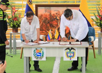 El presidente de Colombia, Gustavo Petro y el presidente de Venezuela, Nicolás Maduro