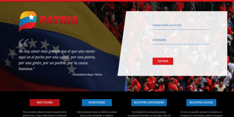 Aumentan los bonos que entrega el sistema Patria 1 Sistema Patria