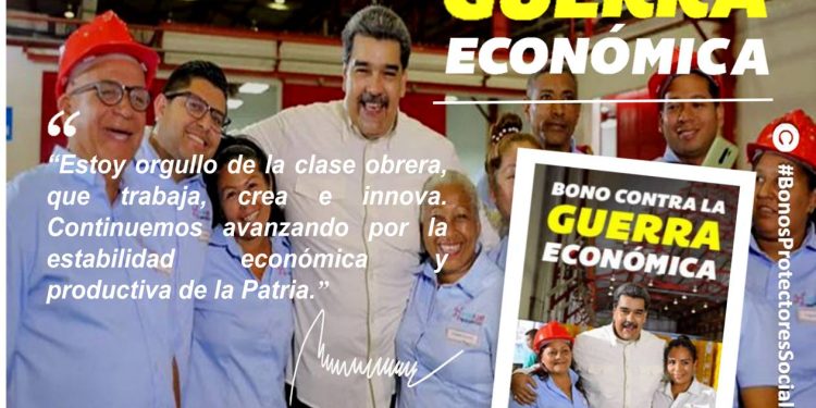 Presidente Nicolás Maduro entrega bono contra la Guerra Económica