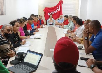 Reunión en sede del PSUV-Monagas