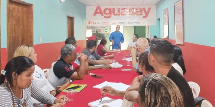 Realizan primera reunión del equipo municipal del PSUV en el municipio Aguasay 1 Equipo de dirección municipal del PSUV en Aguasay.