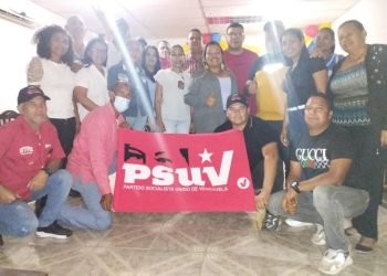 Instalación del nuevo equipo político municipal del Partido Socialista Unido de Venezuela en el municipio Santa Bárbara de Tapirín.