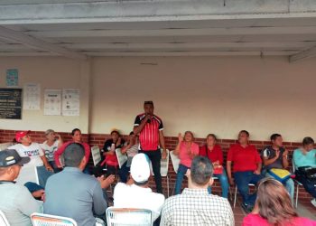 Los líderes sociales desarrollan un conversatorio sobre los hechos históricos ocurridos hace 21 años de aquel 11; 12 y 13 de abril 2002. (Foto: Cortesía Eulices Milano)