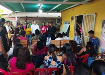 El despliegue estuvo encabezado por la Coordinadora del JPSUV de Libertador, Betzibell Guzmán, junto al equipo municipal de la juventud y quiénes además estuvieron acompañados de los miembros regionales Reinaldo Narváez y Enmarys Espinoza.