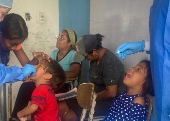 Foto 1.
Un total de 157 niños y niñas atendidos por el Sistema Público Nacional de Salud en Grupo Escolar “4 de Febrero”, en Maturín. (Foto: Cortesía)