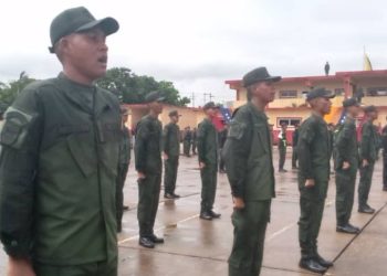 Ciento cuarenta y cuatro nuevos Guardias Nacionales se gradúan en la Esguarnac de Punta de Mata. (Foto: Andrea Palacios)