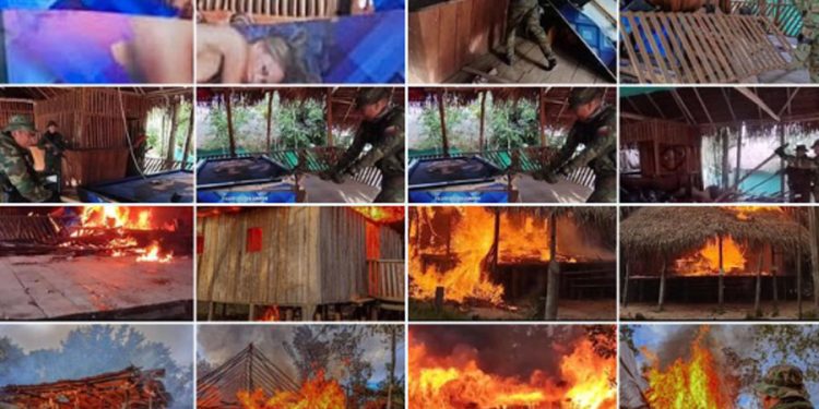 fanb destruye seis comercios ilegales en parque yapacana en amazonas 7920