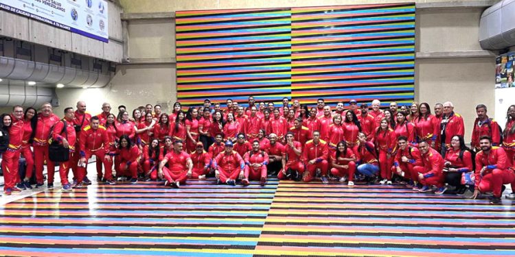 Delegaciòn de 113 Atletas venezolanos llegan a El Salvador para participar en los juegos Centroamericanos 2023 1 parte primera avanzada de la delegacion venezolana a juegos centroamericanos y del caribe 2023 7916