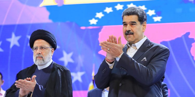 presidentes nicolas maduro venezuela y seyed ebrahim raisi iran 7686