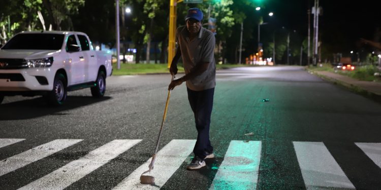 Alcaldía de Maturín demarca intersección de las avenidas Bicentenario y Libertador 1 WhatsApp Image 2023 08 22 at 11.30.54 AM