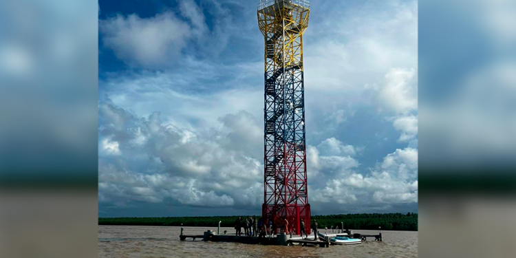 inauguran faro estrategico en la fachada atlantica del esequibo 10577