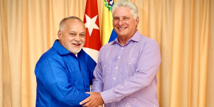 Presidente de Cuba sostuvo encuentro con Diosdado Cabello en La Habana 1 presidente de cuba sostuvo encuentro con diosdado cabello en la habana 10224