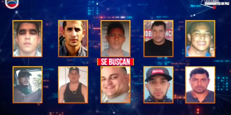 Gobierno Bolivariano anuncia a los 10 criminales más buscados del país 1 gobierno publico los 10 delincuentes mas buscados en el pais 12151