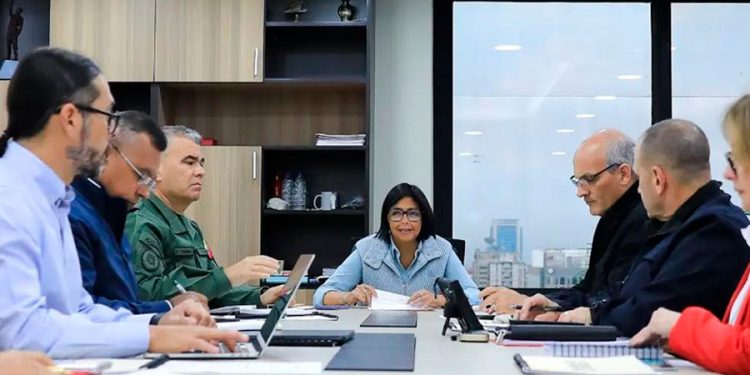 Gobierno evalúa planes para el año escolar 2023-2024 1 vicepresidenta de la republica delcy rodriguez junto a ministros y vicepresidentes sectoriales 11164