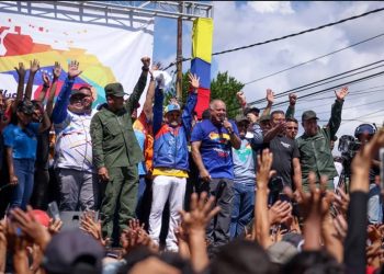 diosdado cabello en movilizacion por la defensa del esequibo en carabobo 14415
