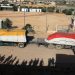 entran los primeros camiones de la tregua del convoy de ayuda desde egipto a gaza 14512