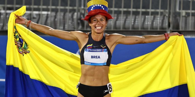Joselyn Brea gana oro para Venezuela en los 1.500 metros femeninos de Santiago 2023 1 joselyn brea segunda medalla panamericanos santiago 2023 13719