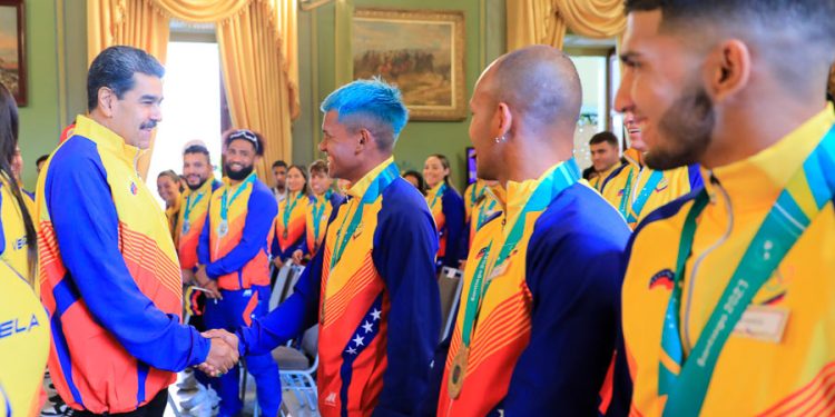 Mandatario nacional garantiza apoyo a los atletas que representaron a Venezuela en los Panamericanos Santiago 2023 1 panamericanos santiago 2023 13849