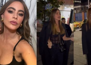 Sofia Vergara bailo vallenato en plena calle Asi fue su llegada a Colombia 750x375 1