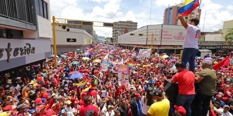 Monaguenses ratifican en las calles de Maturín triunfo de Nicolás Maduro 1 IMG 20240803 WA0311