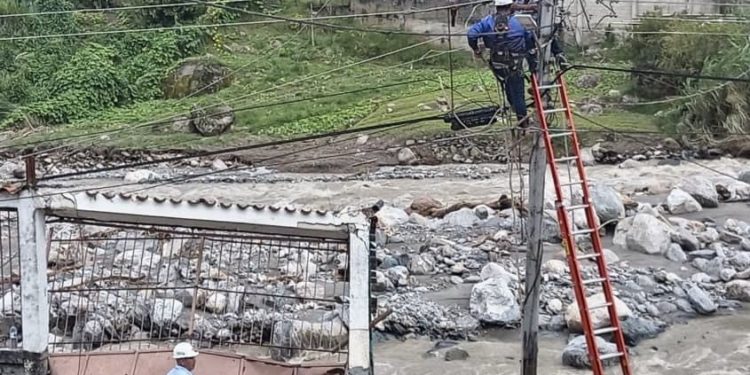Restablecido servicio eléctrico en siete municipios merideños tras afectaciones por lluvias 1 IMG 20250630 WA0012
