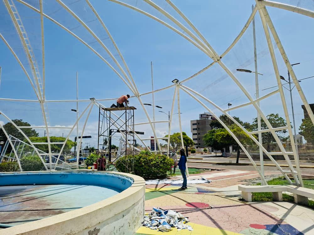 Llegó la Navidad a Maracaibo: inicia montaje e iluminación en preparación para encendido de Bella Vista 4 1000996834