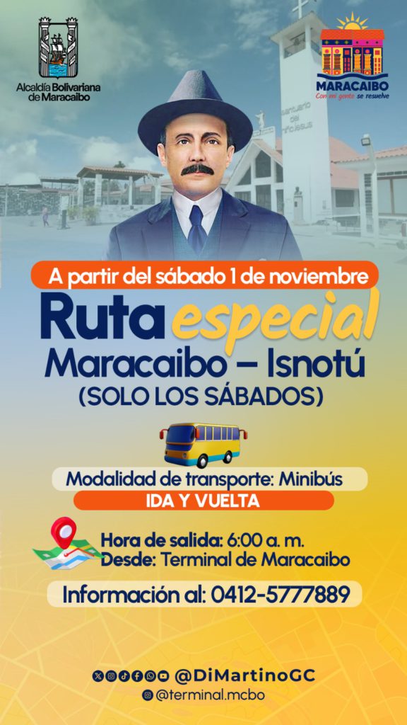 Terminal de Pasajeros de Maracaibo arranca Ruta Especial de Devoción hacia Isnotú 3 1001079385