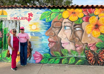 IMMUJER develó mural en honor a las mujeres cabimenses en la Av. Universidad