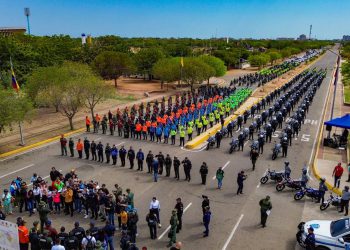 Gobernador Caldera entrega 110 motos para fortalecer los Cuadrantes de Paz y la seguridad de LUZ