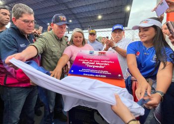 Alcalde Di Martino reinaugura cancha Rafael «Torpedo» Morán y reimpulsa el deporte en Santa Rosa de Agua