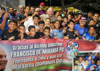 Alcalde de Maracaibo impulsa el sueño de pequeños futbolistas hacia la «Margarita Champions Cup»