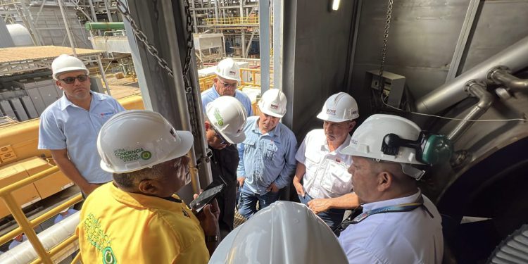 Ministro Rolando Alcalá inspeccionó avances en la Planta de Generación Termozulia