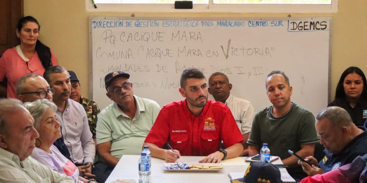 Alcaldía de Maracaibo despliega gabinete de infraestructura en la parroquia Cacique Mara