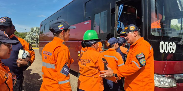 PC Zulia despliega quinta avanzada de especialistas en búsqueda y rescate para atender emergencia nacional