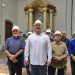 Gobernador Caldera supervisa trabajos de restauración del techo de la Catedral de Maracaibo