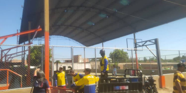 Avanzan los trabajos para el rescate de tres canchas deportivas de usos múltiples 1 Avanzan los trabajos para el rescate de tres canchas deportivas de usos múltiples