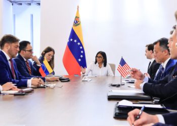 Presidenta Delcy Rodríguez dirige encuentro con delegación de alto nivel proveniente de EE.UU.