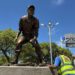 Estatua de Luis Aparicio fue colocada en bulevar de Santa Lucia donde nació la leyenda del béisbol venezolano