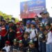 Doscientos niños de las escuelas municipales de béisbol se regocijaron al ver la primera estatua de Luis Aparicio