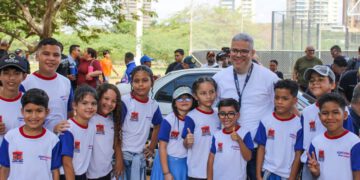 Más de 900 gaiteritos disfrutaron en el Encuentro Recreativo «Jugando y Gaiteando» en la Vereda del Lago