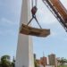 Gestión municipal inició restauración del Obelisco de la Plaza de la República