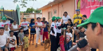 100 niños y niñas del Barrio Las Trinitarias disfrutaron del Plan Vacacional Comunitario REIR