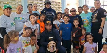 Polimaracaibo despliega taller antidrogas con el oficial canino Tyler durante las vacaciones