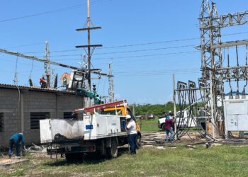 Fuerza trabajadora de CORPOELEC atiende eventualidad en la subestación eléctrica Federación en Zulia 4 Fuerza trabajadora de CORPOELEC atiende eventualidad en la subestación eléctrica Federación en Zulia